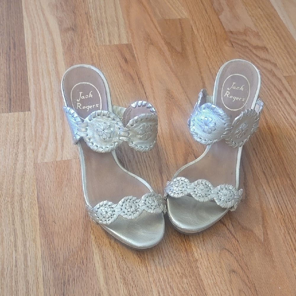 Jack Rogers Women's Silver Sandals